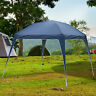 Us84c-123bu0143 Outsunny Patio Metal Frame Pop Up Canopy Backyard 842525132800