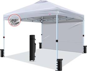 Usa 313104180180 10x10 Pop Up Canopy Tent White Ft