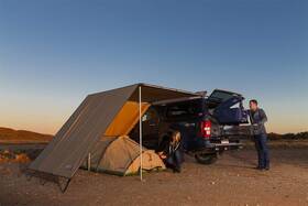 813107 Usa Front Awning Windbreak 2500 Mm / 98 In With Fire Retardant. Ideal For Win