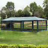 Usx-84c-0240141 Outsunny Gazebo Canopy Cover Party Tent With Removable Mesh Side