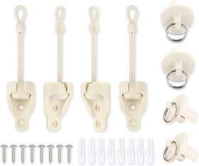 Vasteo 445015980900 Sun Shade Parts Bungee Kit And End Cap Weather Resistance For Coolaroo Exterior