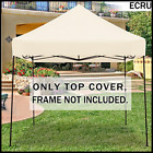 Vendorg241-ecr Replacement Top Gazebo Canopy Cover Patio Pavilion Sunshade 611885762695