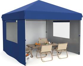 Zdp-10-bl-3 Verisshade Pop Up Canopy Tent Hd Commercial Instant Shelter Blue 10x10ft/3 Side
