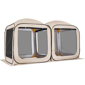 Vevor 197988176640 Screen House Tent 12 X 6 Ft 2 In 1 Pop Up Portable Screened