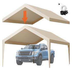 Vevor 197988354864 Carport Replacement Canopy 12 X 20 Ft Potable Garage Tent Top Tarp Uv-re