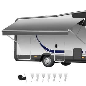 Vevor 197988360902 Rv Awning Fabric Replacement 17ft 16ft2 Inch 18 Oz Heavy-duty Weatherproof V
