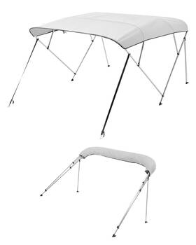 600d Vevor 197988395195 4 Bow Boat Bimini Tops Polyester Canopy With Aluminum Alloy Frame