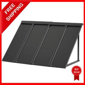 Vevor 197988676249 Fixed Metal Awning 44 X 24 In Window Door Canopy Stable Triangle Steel