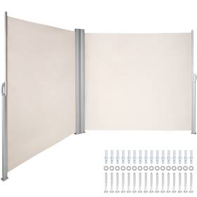 Vevor 617201413234 Beige Retractable 63ftft 236ftft Awning-rugged Full Aluminum Rust-proof Patio