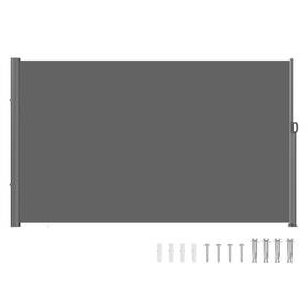 63ftftx Vevor 617201413920 Retractable Side Awning 118ftft Full Aluminum Rust-proof Outdoor Privacy