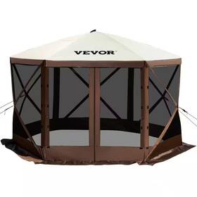Vevor 726084447417 Camping Gazebo Tent 12 Ft. X 6 Sized Pop-up Canopy Screen Shelter Wi