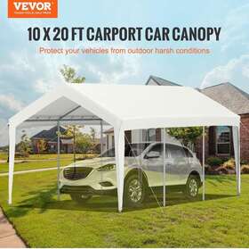 Qczyp10x20ft6ank4 Vevor Carport Replacement Canopy Car Shelter Tent Cover 10 X 20 Ft