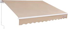 Ra300250 Vevor Manual Retractable Awning 10 X 8 Ft Outdoor Patio Sun Shade