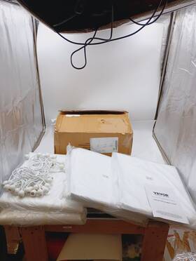 Sxyqcpbbcp10x20 Vevor Replacement White 10x20 Carport Cover No Frame Or Top New