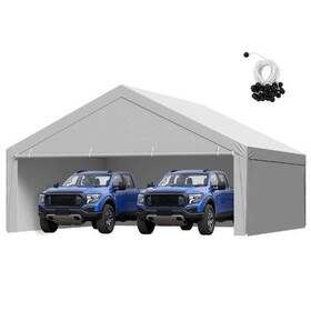Sxyqcpbhdc20x20 Vevor Portable Car Shelter Replacement Carport Canopy With Ball Bungees 20x20 Ft