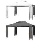 3003552 Vida Xl Gazebo Garden Outdoor Patio Canopy Sunshade Shelter White Anthracite