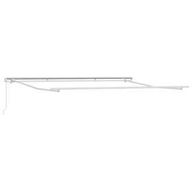 143046 Vidaxl Awning Frame Aluminium Garden Shade Outdoor Terrace Retractable Cover
