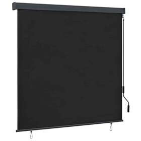 145982 Vidaxl Outdoor Roller Blind 66.9 Inch X98.4 Anthracite