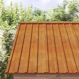 151974 Vidaxl Roof Panels Roofing Material Profile Sheet Sheds Rusty Corten Steel