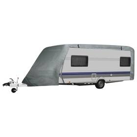 210094 Vidaxl Rv Cover Caravan Top Breathable Motorhome Protective Gray M