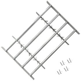 3057510 Vidaxl 2x Adjustable Security Grilles For Windows 39.4 Inch -59.1 Build Accessory