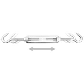 310241 Vidaxl Shade Sail Hardware Kit Sunshade Installation 12 Piece Stainless Steel
