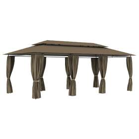 312247 Vidaxl Gazebo Outdoor Canopy Tent Patio Pavilion Shelter Wedding Party