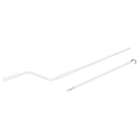 313299 Vidaxl Awning Hand Crank White And Silver Steel Plastic Standard