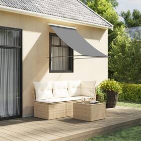 368751 Vidaxl Retractable Awning Canopy Shelter Patio Sunshade Outdoor Blind