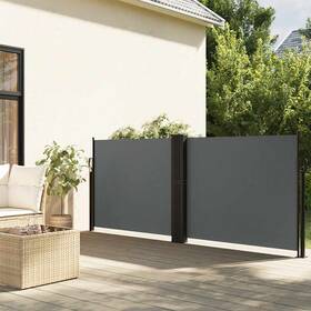 4004688 Vidaxl Retractable Side Awning Sun Shade Privacy Screen Outdoor Patio Garden Vid