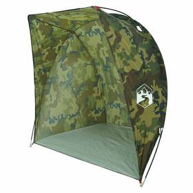 4009484 Vidaxl Fishing Tent Camouflage Waterproof