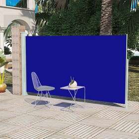 X9ft10 Vidaxl 41045 Patio Terrace Side Awning Blue 5ft2 Inch