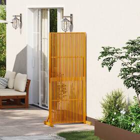 4108064 Vidaxl Privacy Screen Indoor/patio 71.1 Inch Solid Acacia Wood