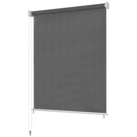 X55.1 Vidaxl 43492 Outdoor Roller Blind 157.5 Inch Anthracite