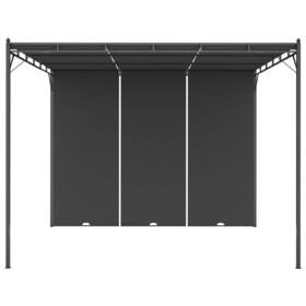 47995 Vidaxl Gazebo Outdoor Canopy Tent Patio Pavilion Party With Side Curtain