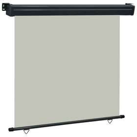 X98.4 Vidaxl 48440 Balcony Side Awning 66.9 Inch Gray