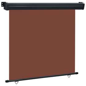 X98.4 Vidaxl 48441 Balcony Side Awning 66.9 Inch Brown