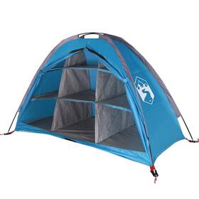 94375 Vidaxl Storage Tent 9 Compartments Blue Waterproof