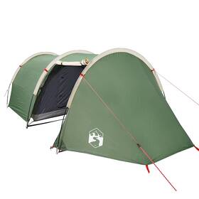 94394 Vidaxl Camping Tent Tunnel 4-person Green Waterproof