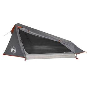94610 Vidaxl Camping Tent Tunnel 1-person Hiking Shelter White Blackout Fabric Waterproof Vid