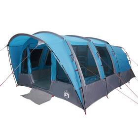 94750 Vidaxl Family Tent Tunnel 8-person Blue Waterproof Garden