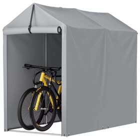 Vineego 980110586598 3x6x5 Ft Outdoor Portable Garage Shelter Kit Tent Grey