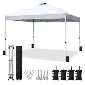 Vingli 810158421196 10ftx10ft Pop Up Canopy Tent With Sandbags And Rolling Bag Portable Instant Part