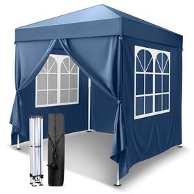 Vingli 810158423312 6.5x6.5 Pop Up Canopy Tent With Sidewalls Outdoor Gazebo Patio