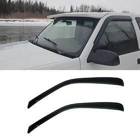 Da-92455 Viogi Front Door Dark Smoke Outside Mount Style Sun Rain Guard Vent Shade W Inch