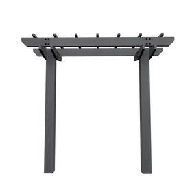 Va68896 Vita 445024264213 72 Inch L X 30 W 90 H Wildwood 2 Post Cedar Arbor Charcoal