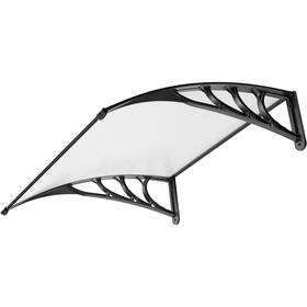 Vh1147 Vivohome Window Door Awning Canopy 40 Inch X Polycarbonate Transparent With Black Bracket
