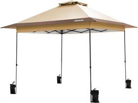 Vh1711-be Vivohome 13x13ft Pop Up Canopy Tent One Push Setup Portable Shelter Beige