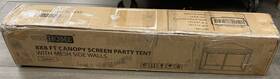 X002zh84jl Vivohome 8x8 Ft Canopy Screen Party Tent With Mesh Side Walls Vh290-gn Green New