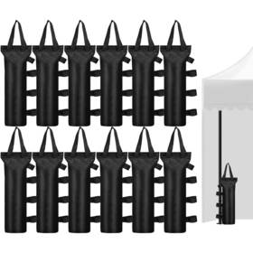 Hyzy0919-03 Voittozege 12 Pack Canopy Weight Sandbags 264 Lbs Black Extra Large Heavy Duty W